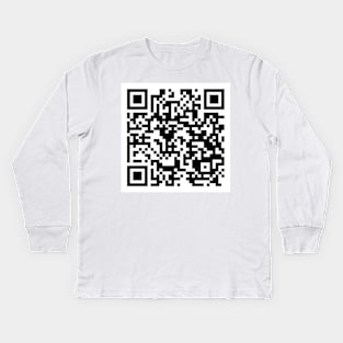 Mr Brightside - The Killers QR Code Kids Long Sleeve T-Shirt